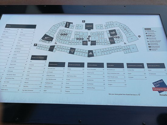 Designer Outlet Roosendaal Directory