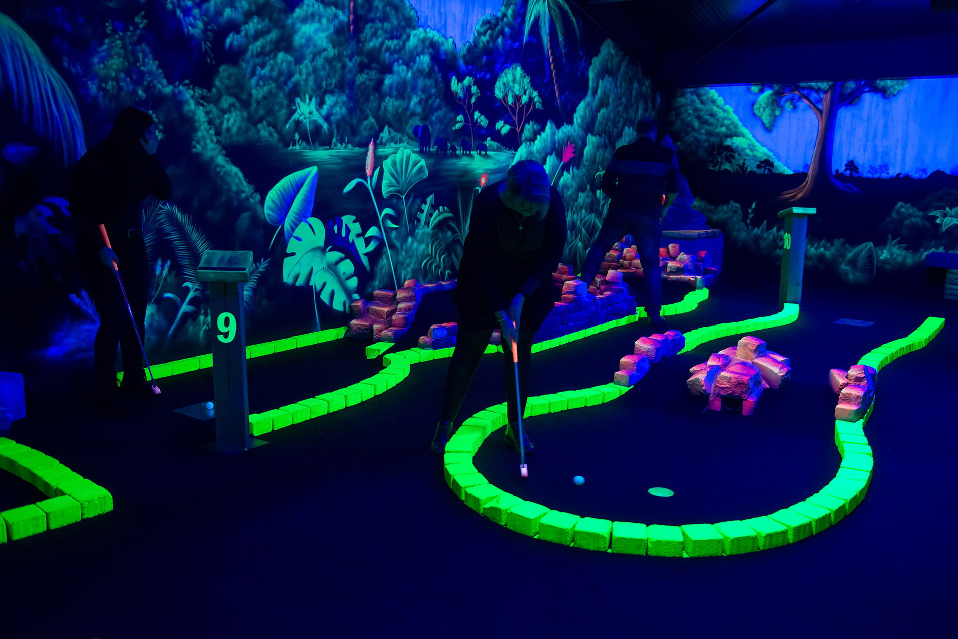 Glow In De Dark Midgetgolf
