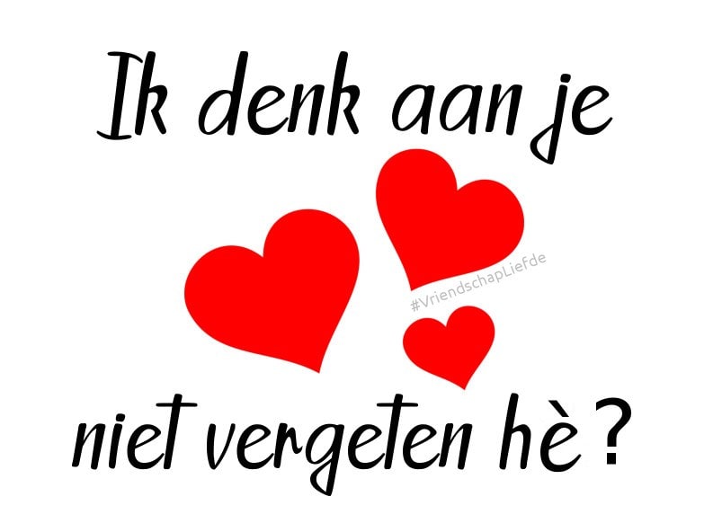 Gratis Afbeelding Ik Denk Aan Jou