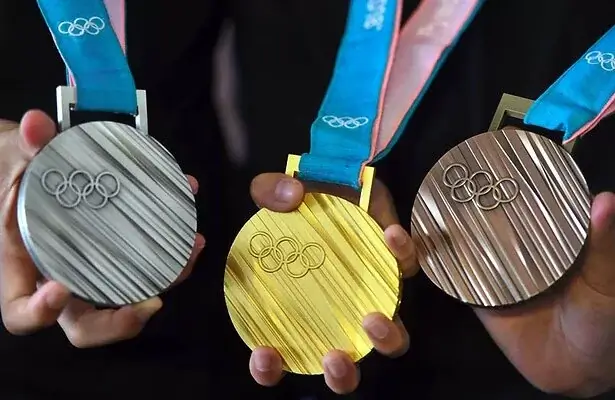 Olympische Medaille Spiegel