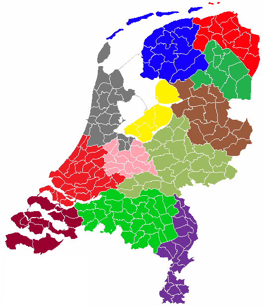 Provincies Van Nederland Op Kaart