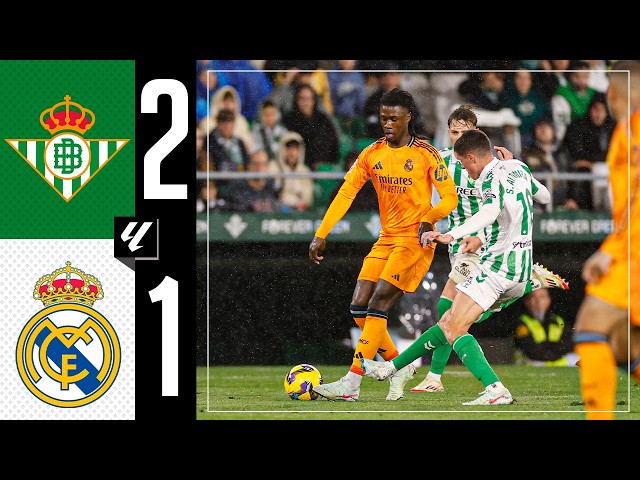 Real Betis Vs Real Madrid 2-1
