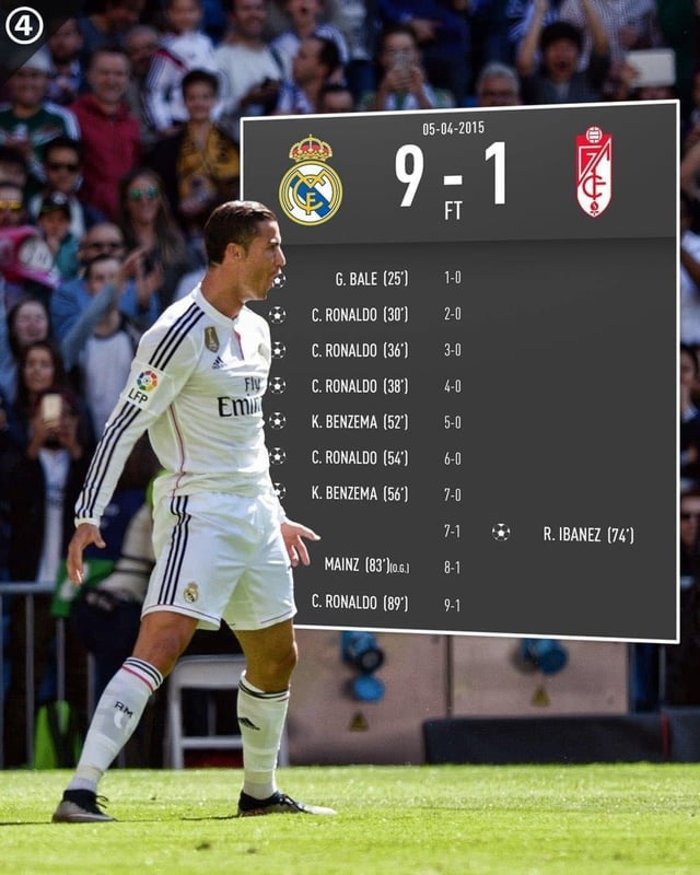 Real Madrid Vs Arsenal 7-1