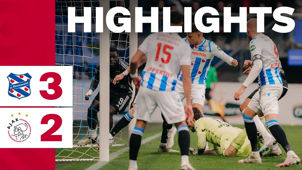 Sc Heerenveen - Ajax Tijdlijn