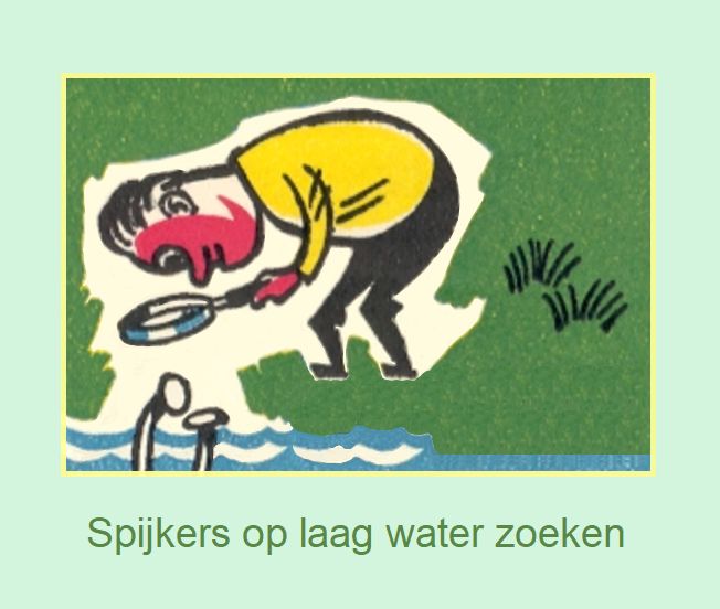 Spijkers Op Laag Water Zoeken