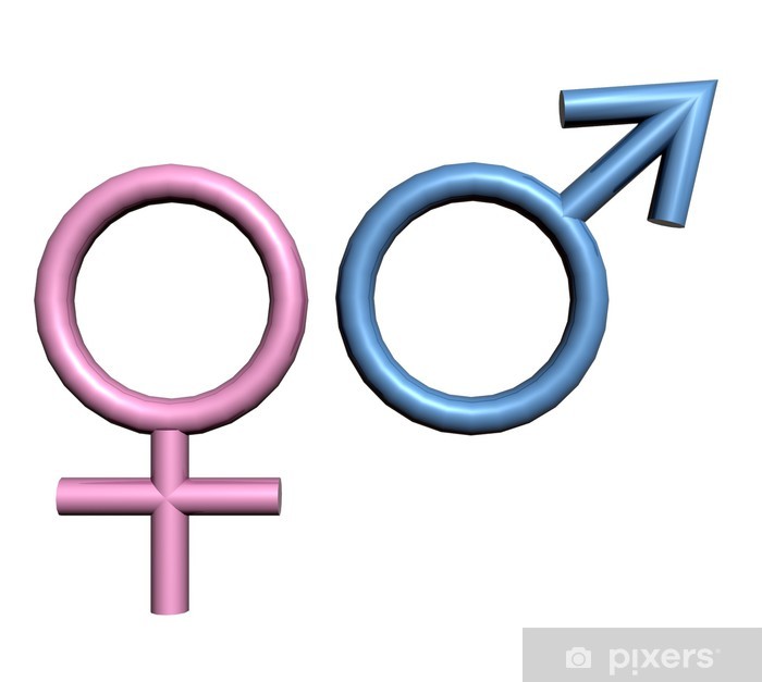 Teken Van Man En Vrouw