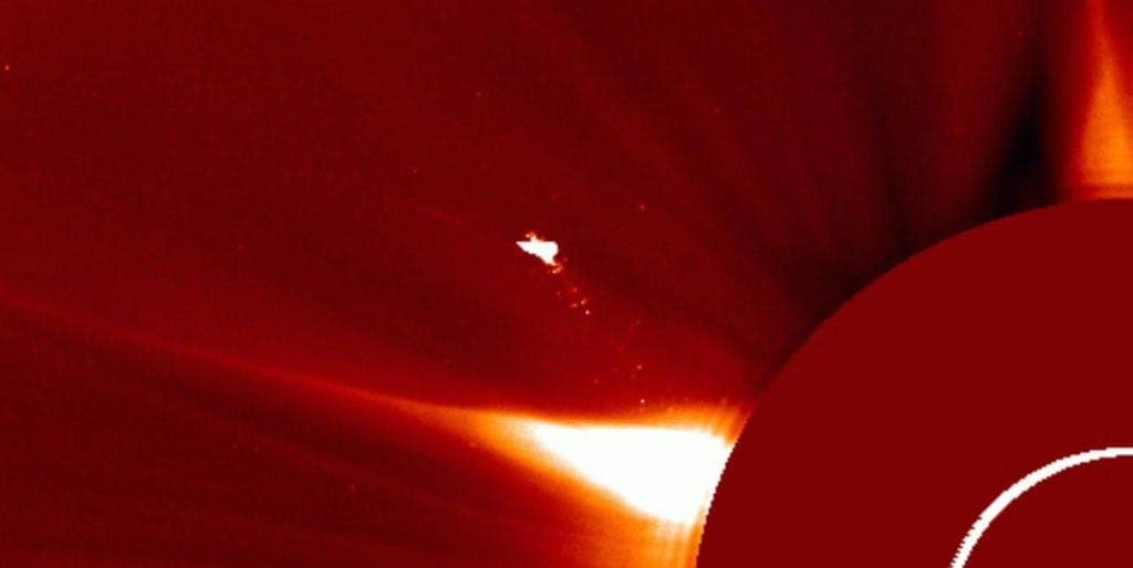 Vogelachtig Object Bij De Zon