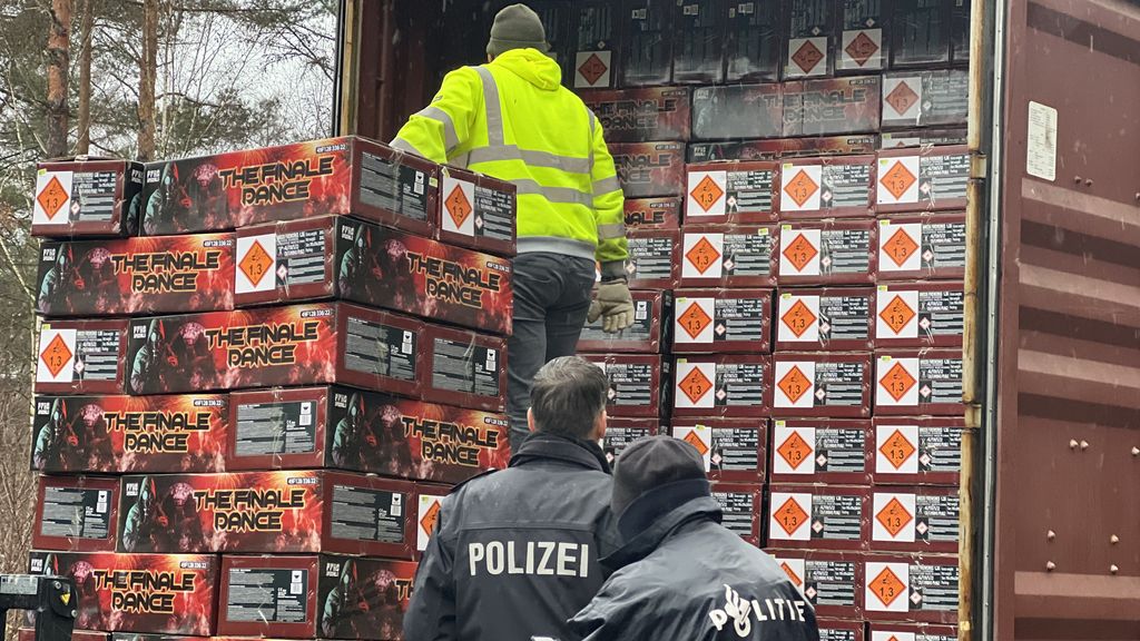 Vuurwerk Duitsland Net Over Grens