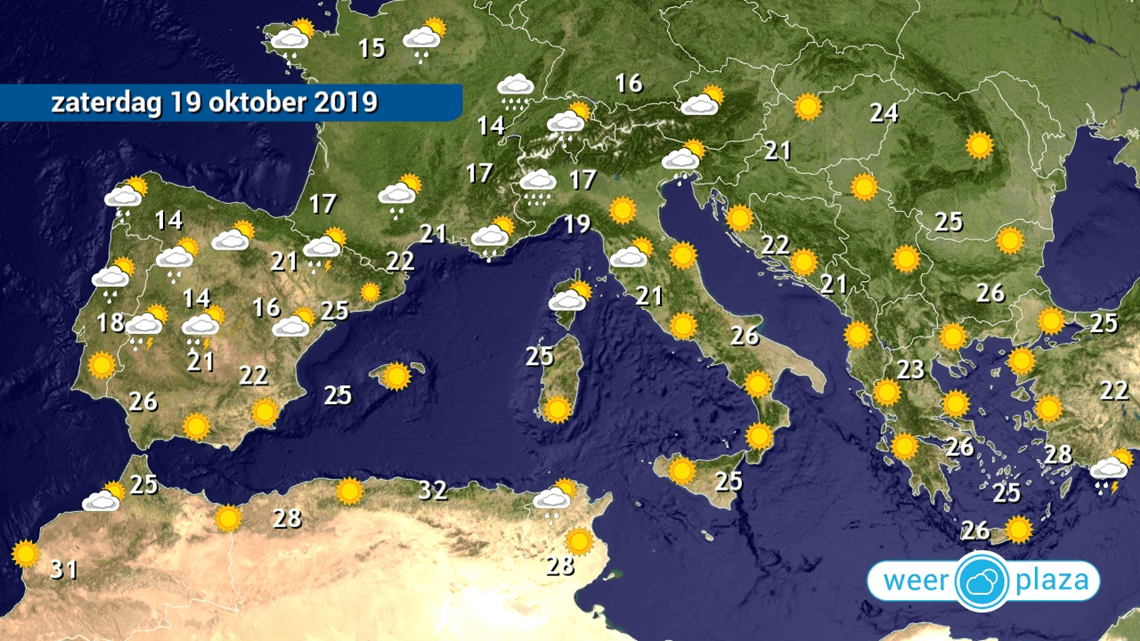 Weer Europa 14 Dagen Kaart