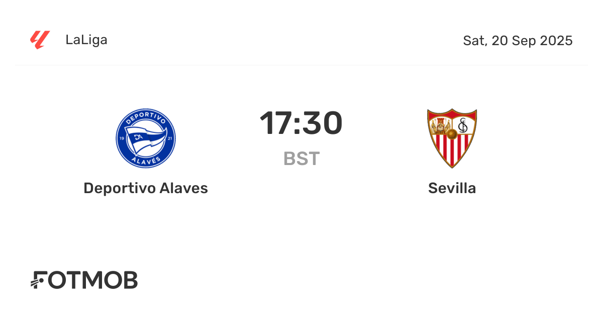 Alaves Srl Vs Sevilla Srl