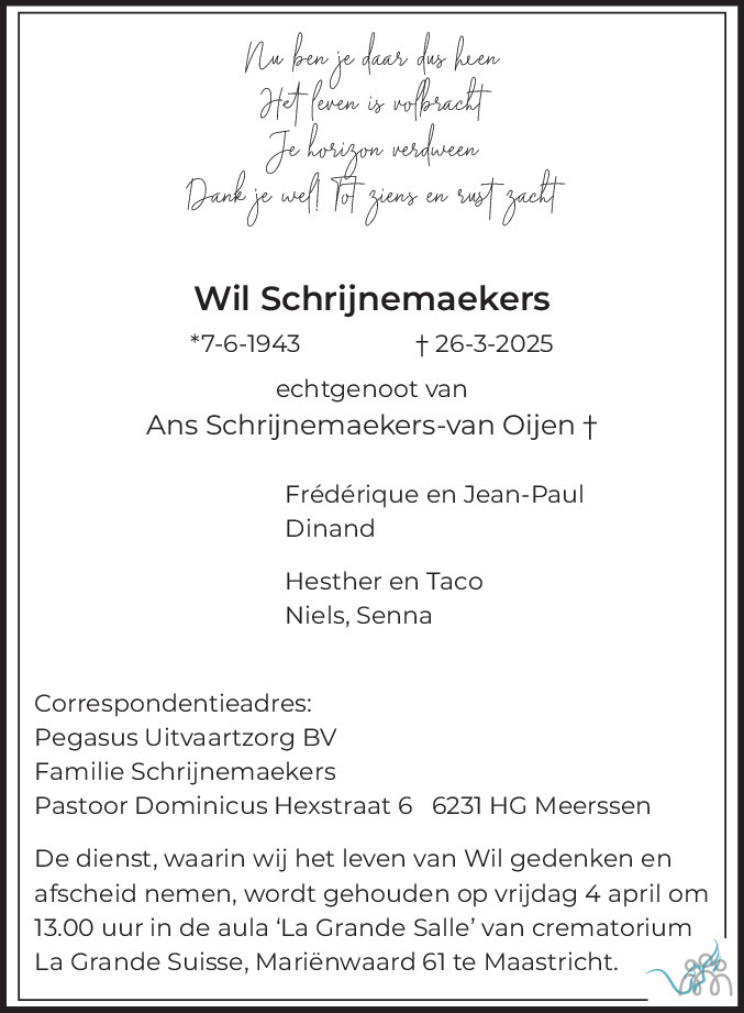 De Limburger Overlijdensberichten