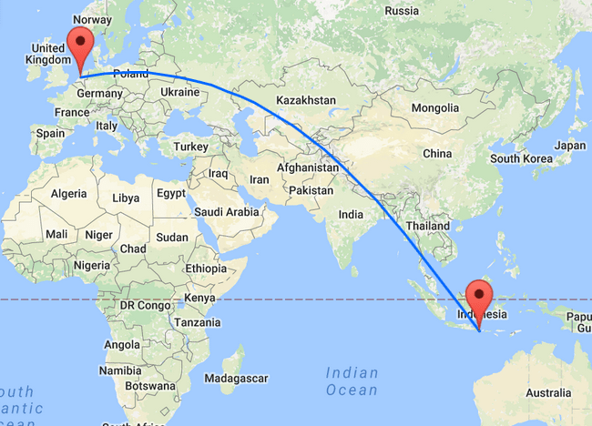 Hoe Lang Vliegen Naar Bali Vanuit Brussel