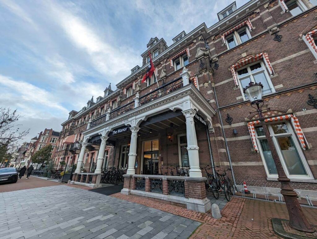 Hotel Hampshire Amsterdam The Manor Menu