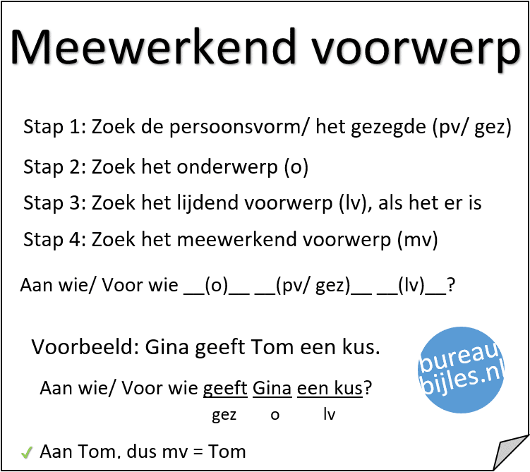 Lijdend Voorwerp En Meewerkend Voorwerp