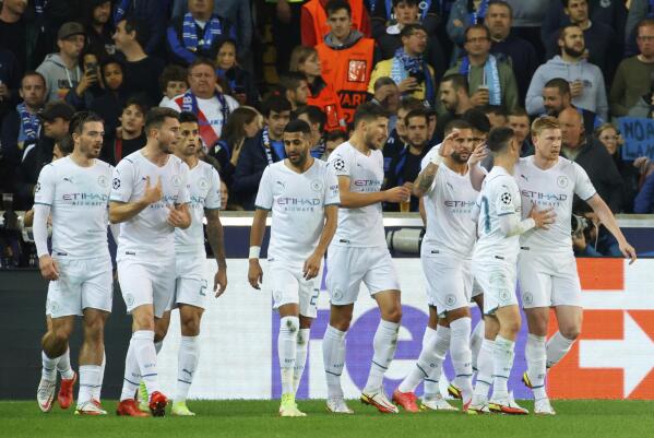 Man City Vs Club Brugge 5-1