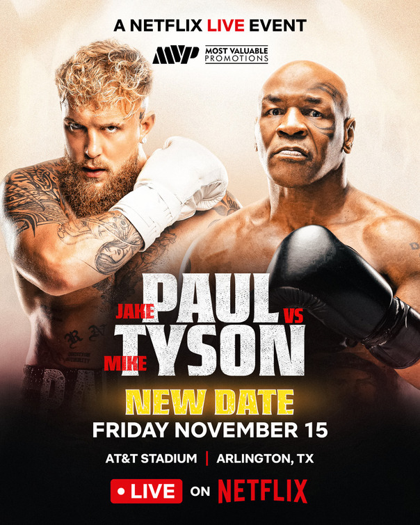 Mike Tyson Vs Jake Paul Netflix Canada