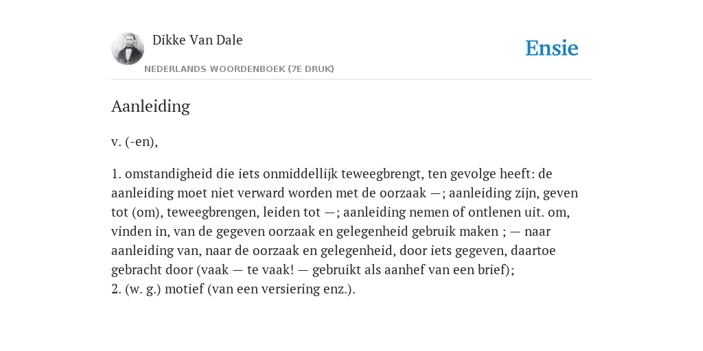 Naar Aanleiding Van Synoniem