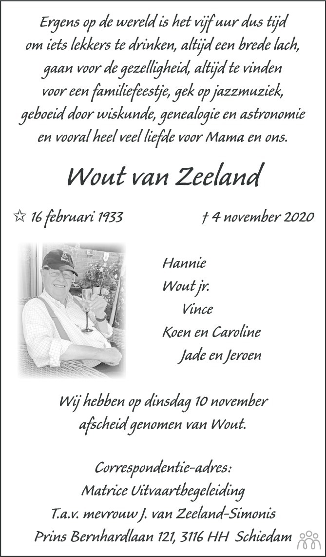 Overlijdensberichten Zeeland