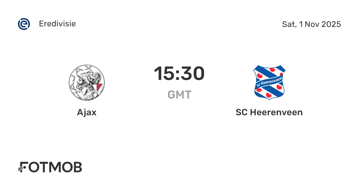 Stand Sc Heerenveen Ajax Stats