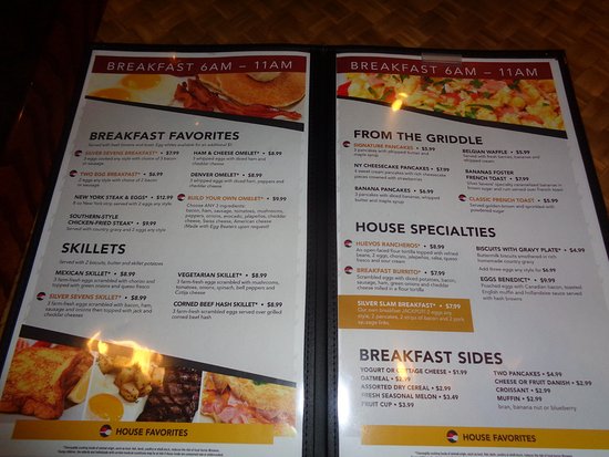 The City Food & Fun Las Vegas Menu
