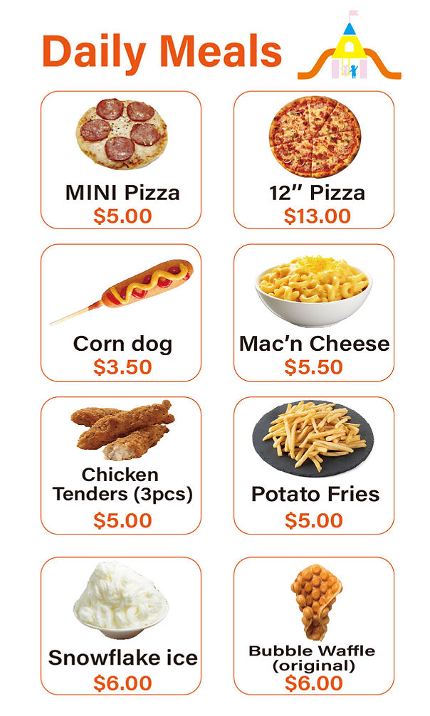 The City Food & Fun Menu