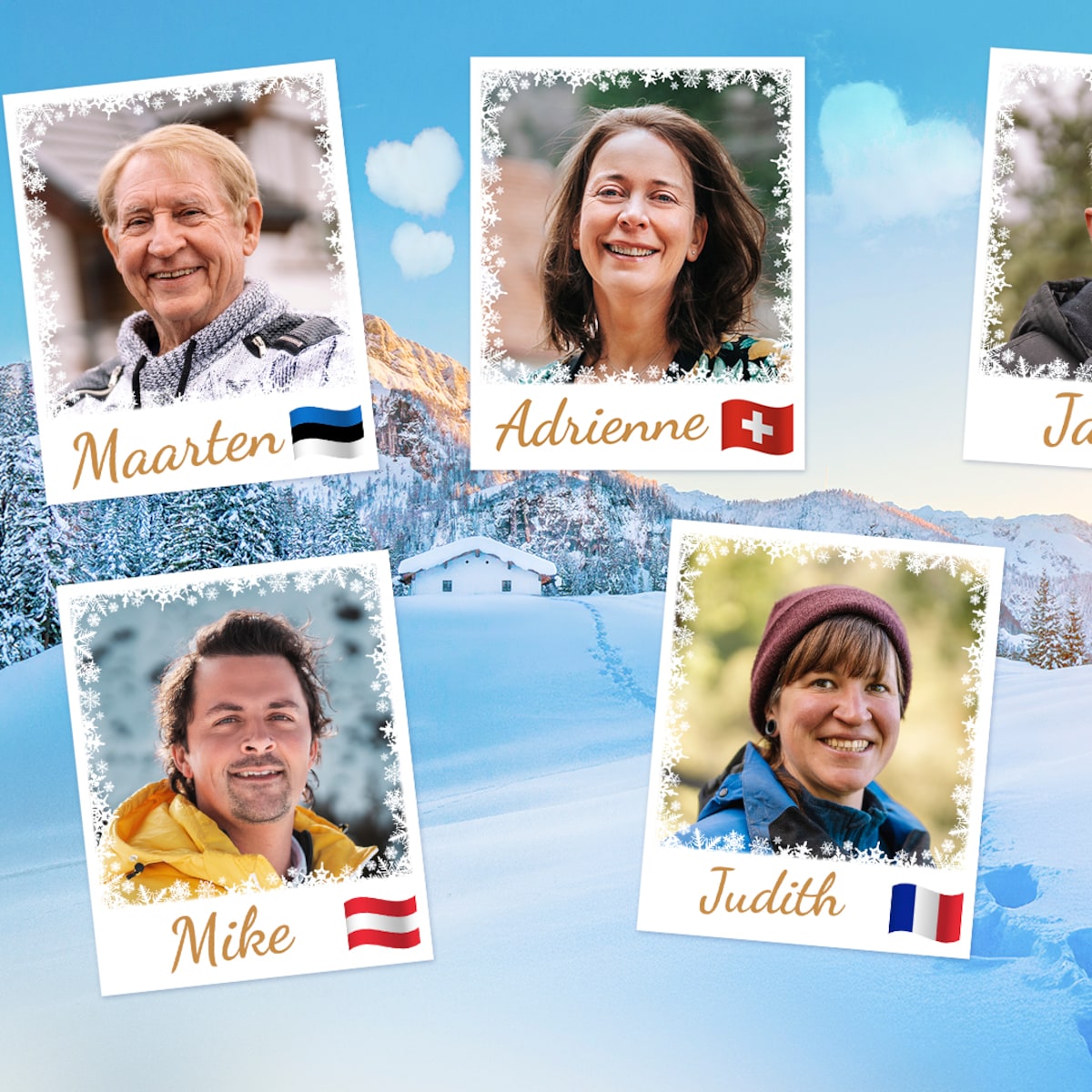 Winter Vol Liefde Deelnemers