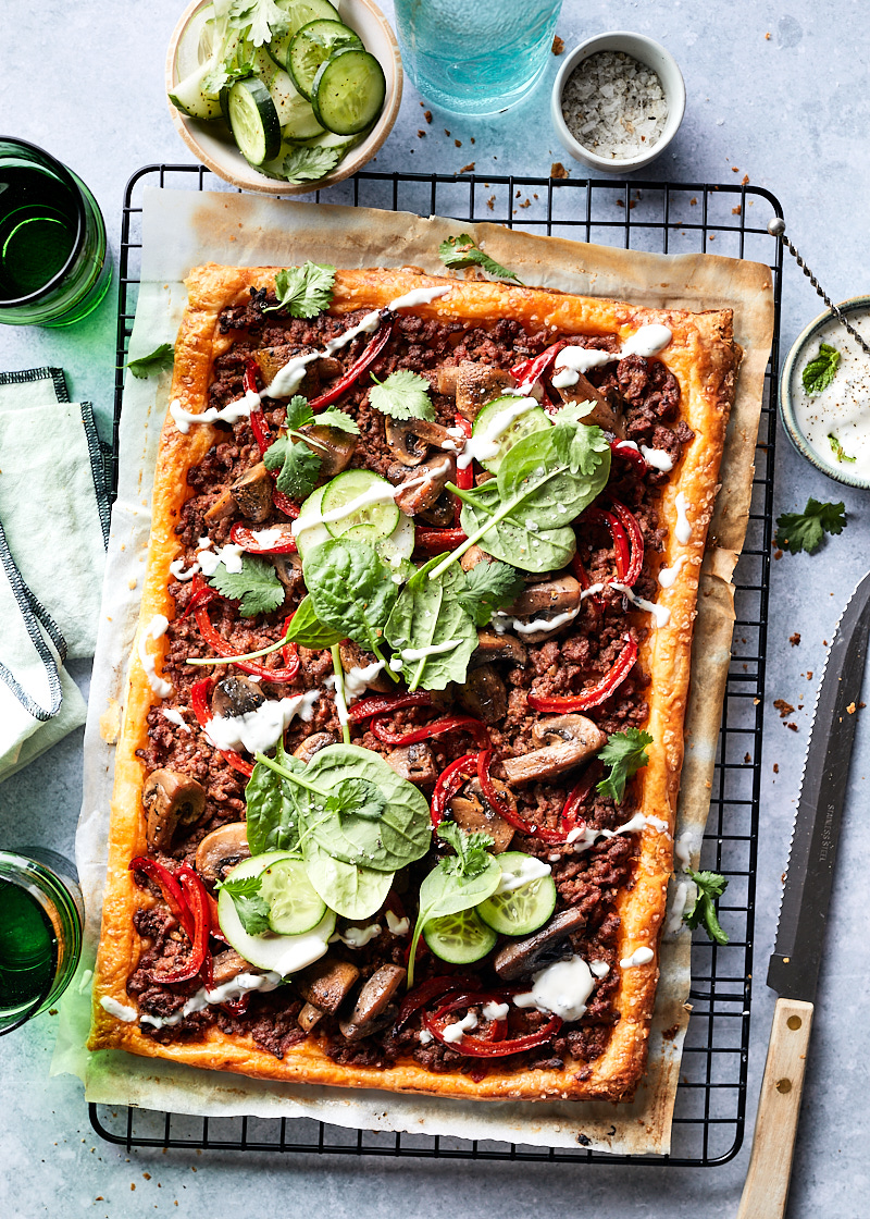 Aardappel Plaattaart Met Gehakt