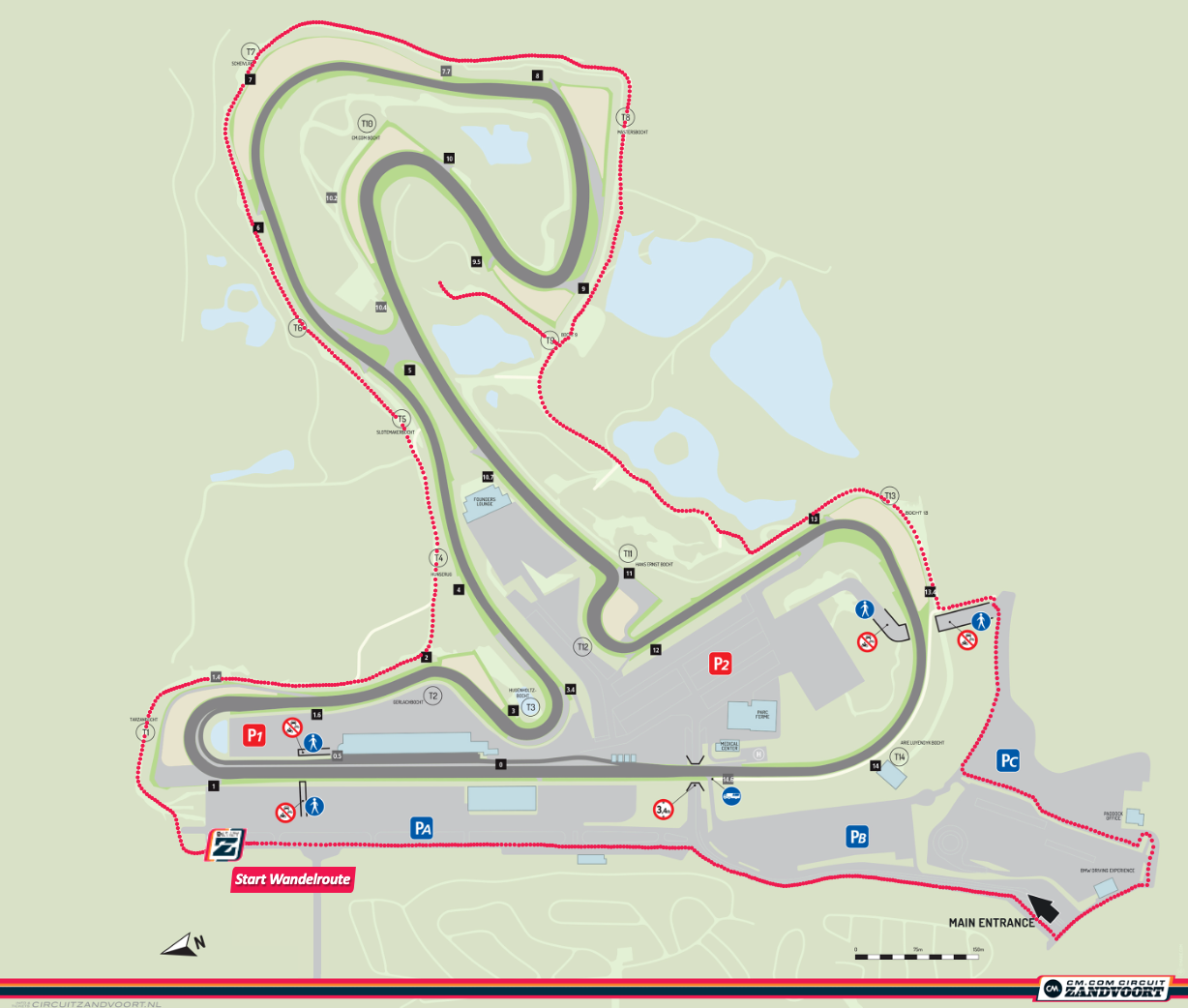 Circuit Zandvoort Burgemeester Van Alphenstraat Zandvoort Map