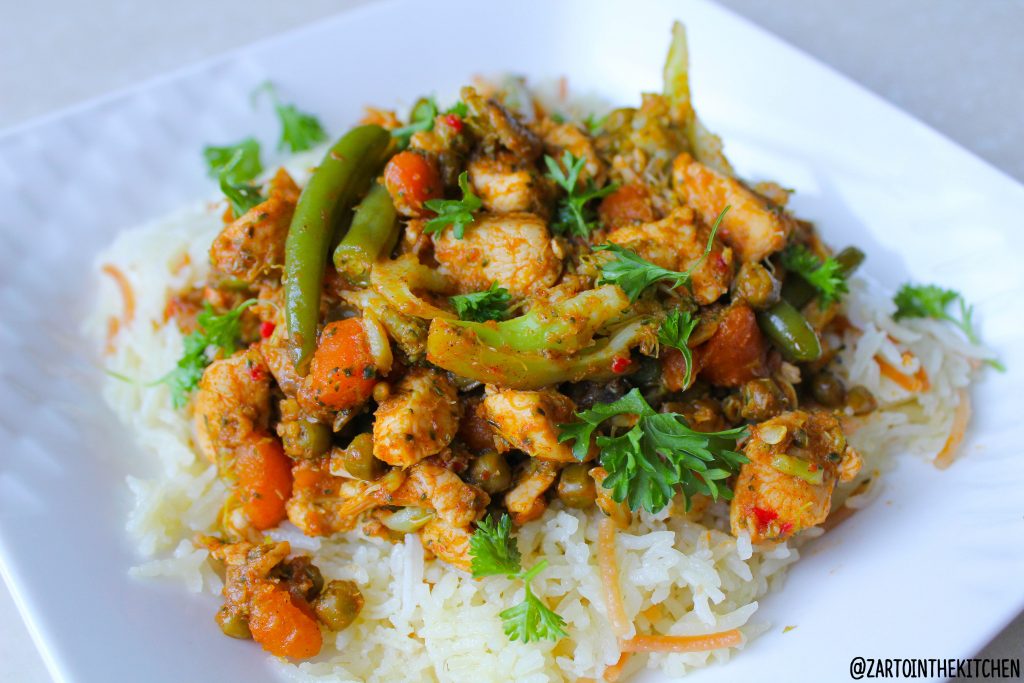 Kip Met Rijst En Groenten Recept