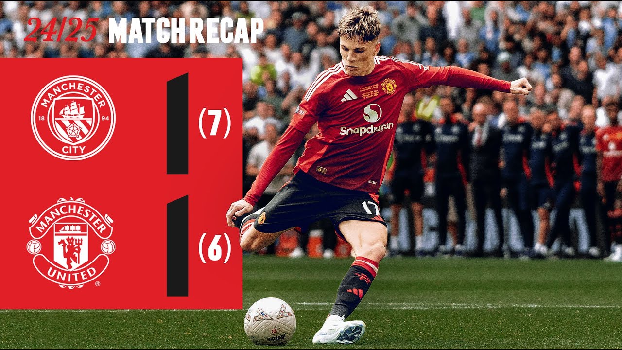 Man City Vs Man Utd 7-1