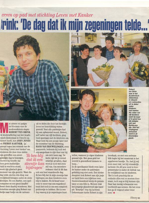 Robert Ten Brink Kanker