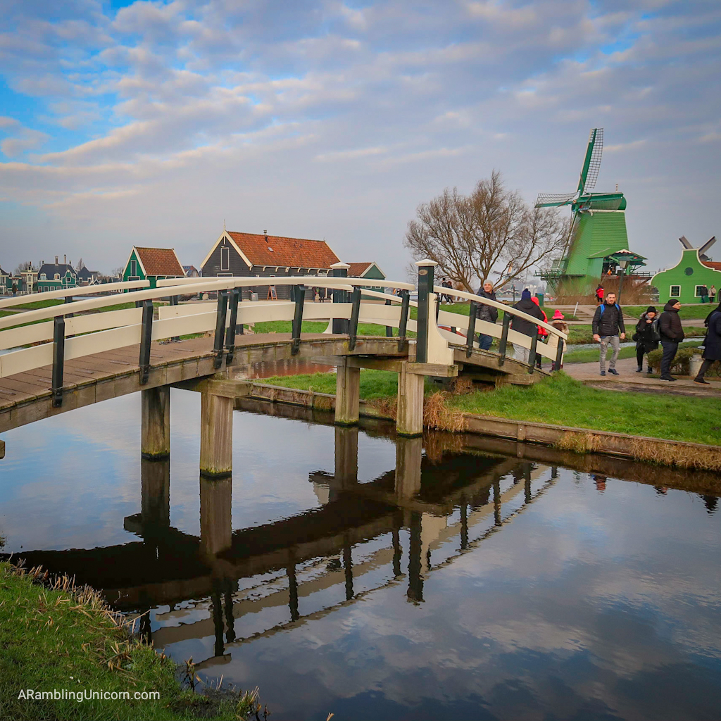 Zaanse Schans Windmill Village From Amsterdam