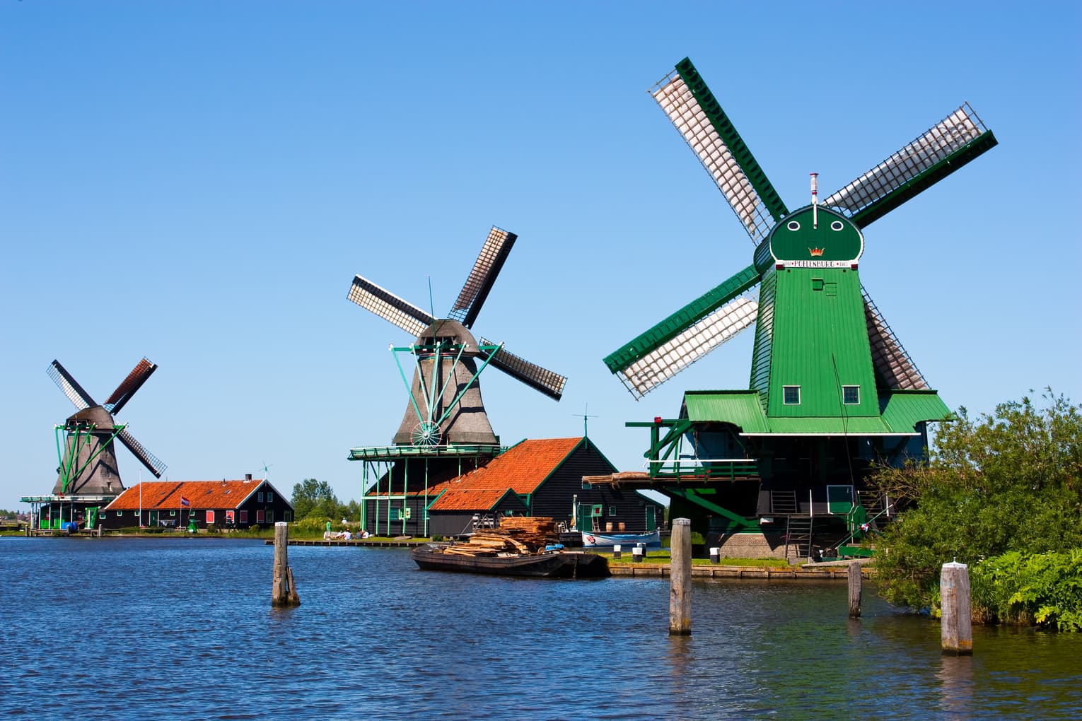 Zaanse Schans Windmills Location