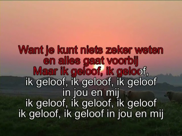 Boudewijn De Groot Ik Geloof