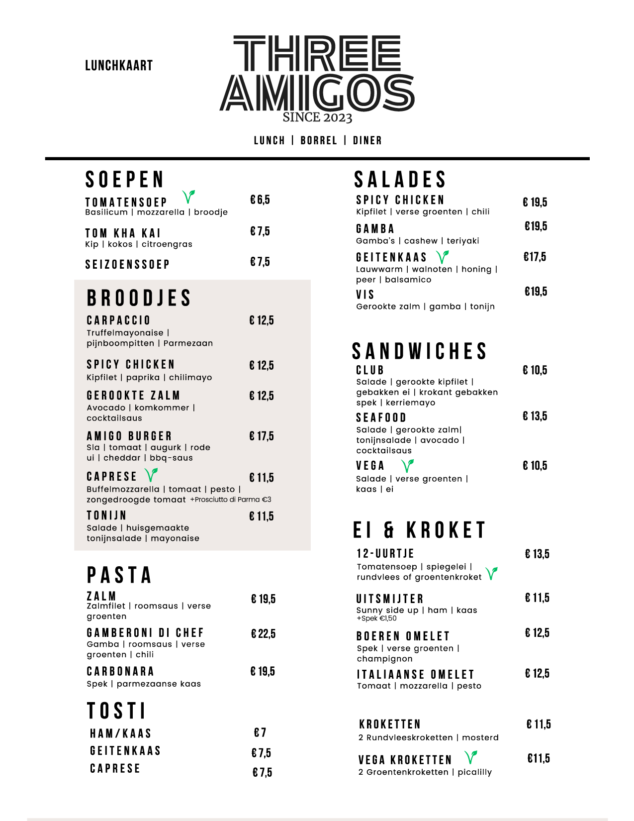 Goedkoop 3-gangen Menu Den Bosch