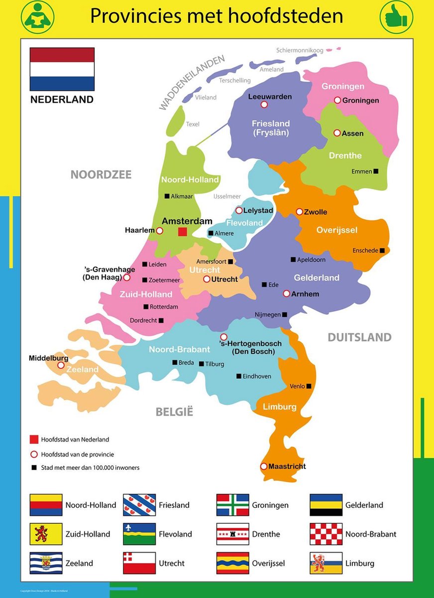 Grootste Provincies Nederland
