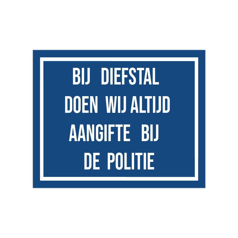Politie Aangifte Diefstal