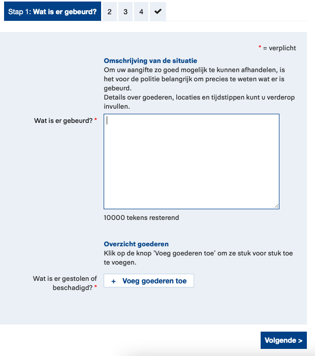 Politie Aangifte Nummer