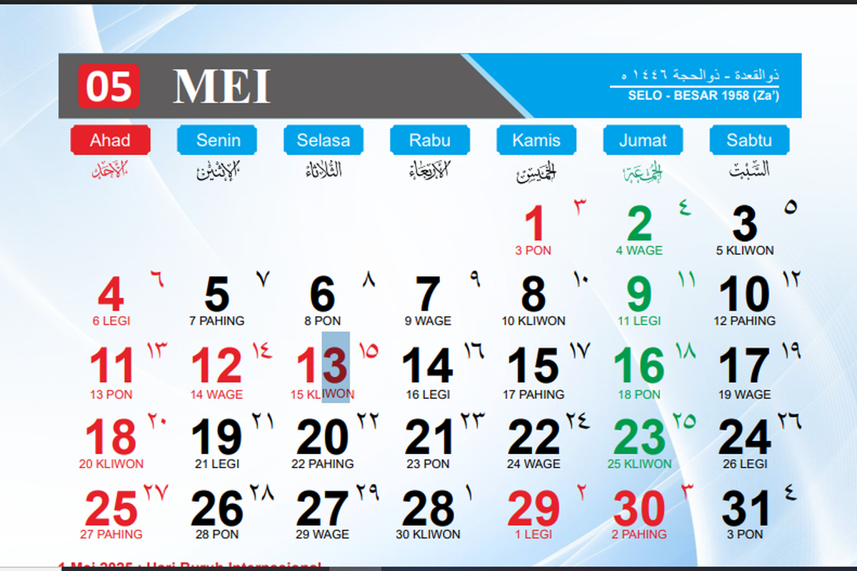 29 Mei 2025