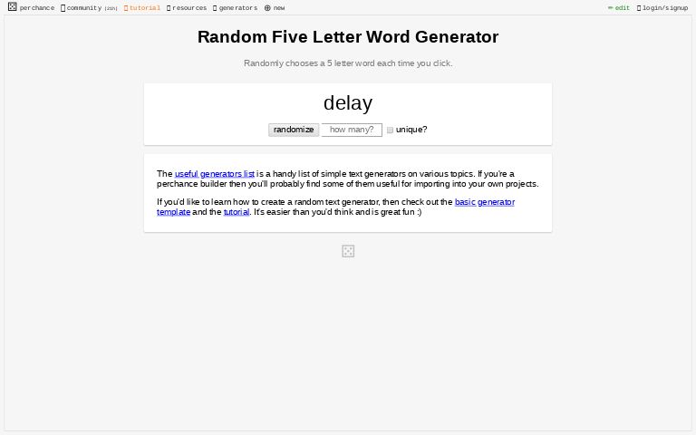 5 Letter Woorden Generator