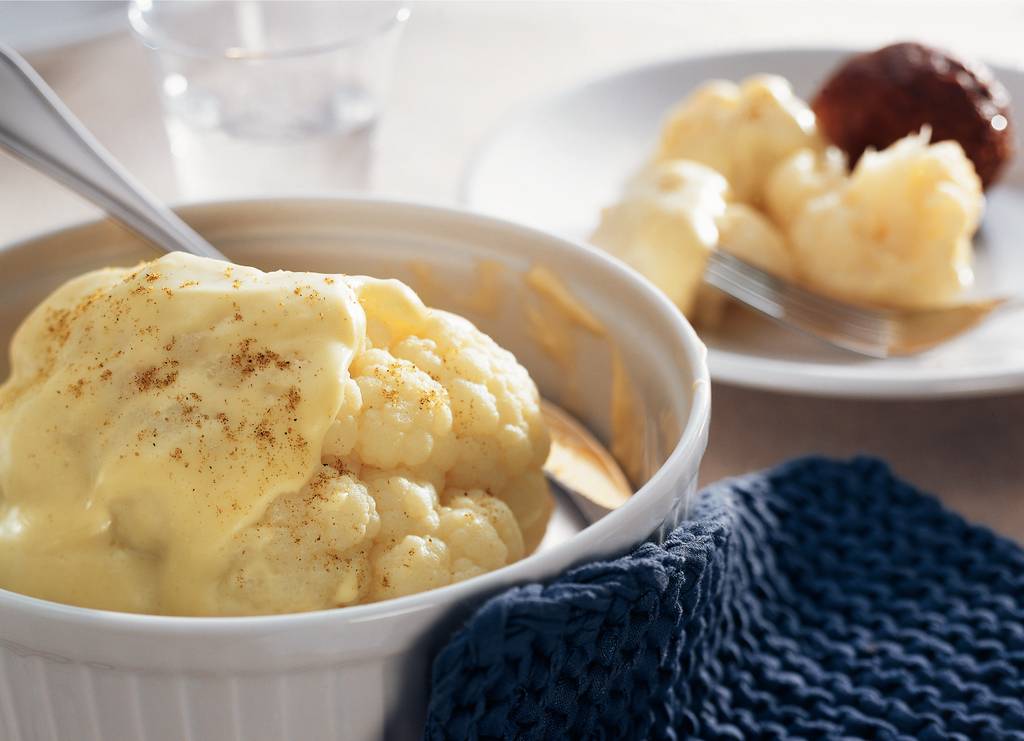 Bloemkool In Kaassaus