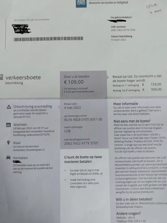 Boete Door Rood Rijden Scooter 2025