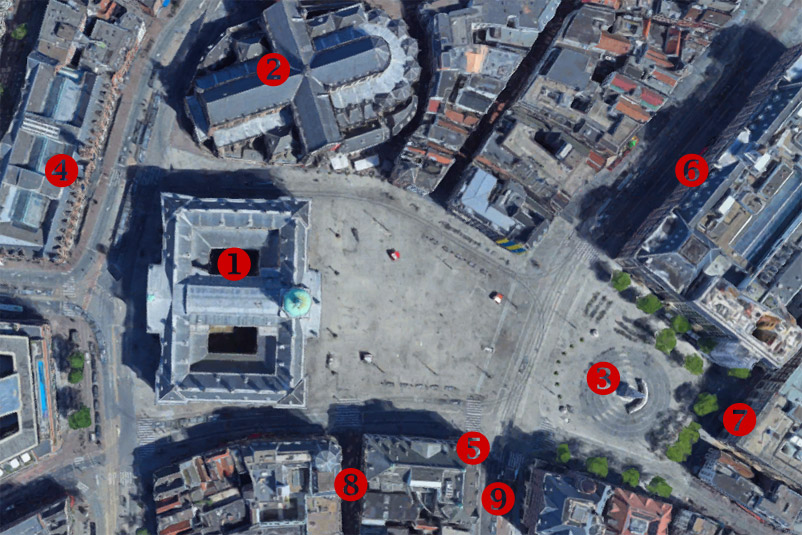 Dam Square Location