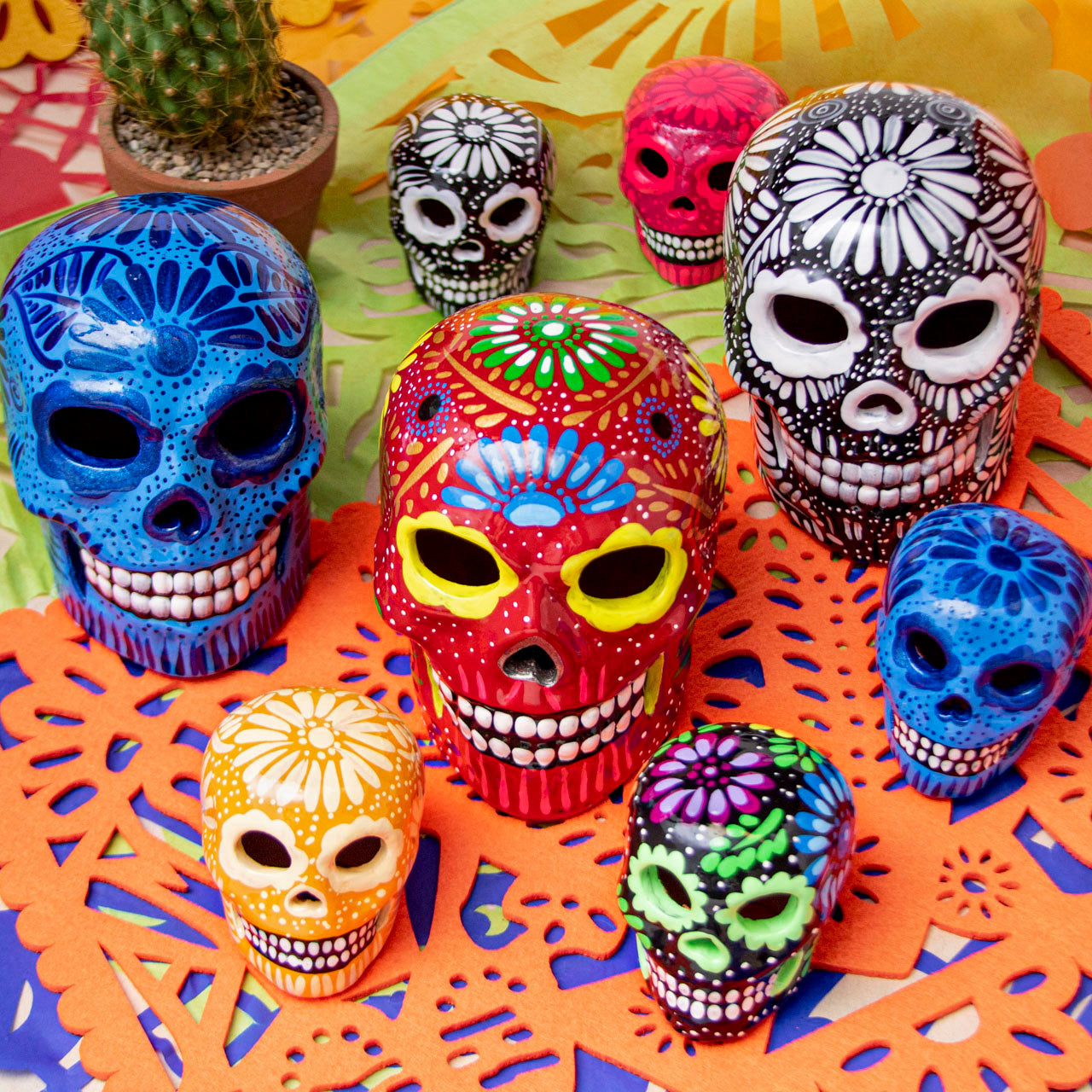 Day Of The Dead Skulls