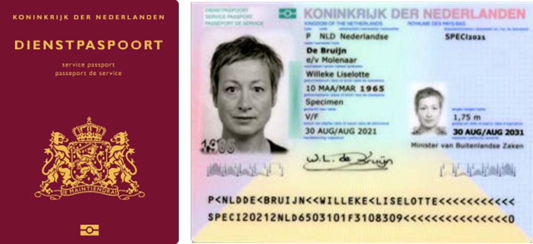 Dutch Passport Type PP