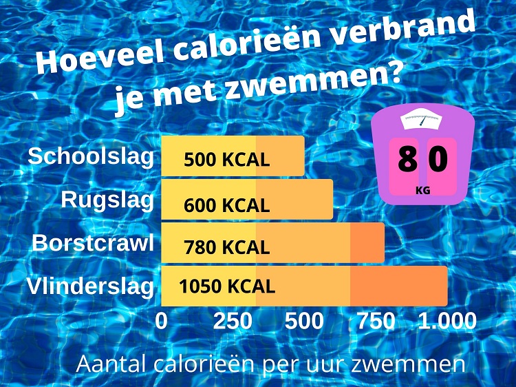 Hoeveel Calorieën Verbrand Je Met Zwemmen