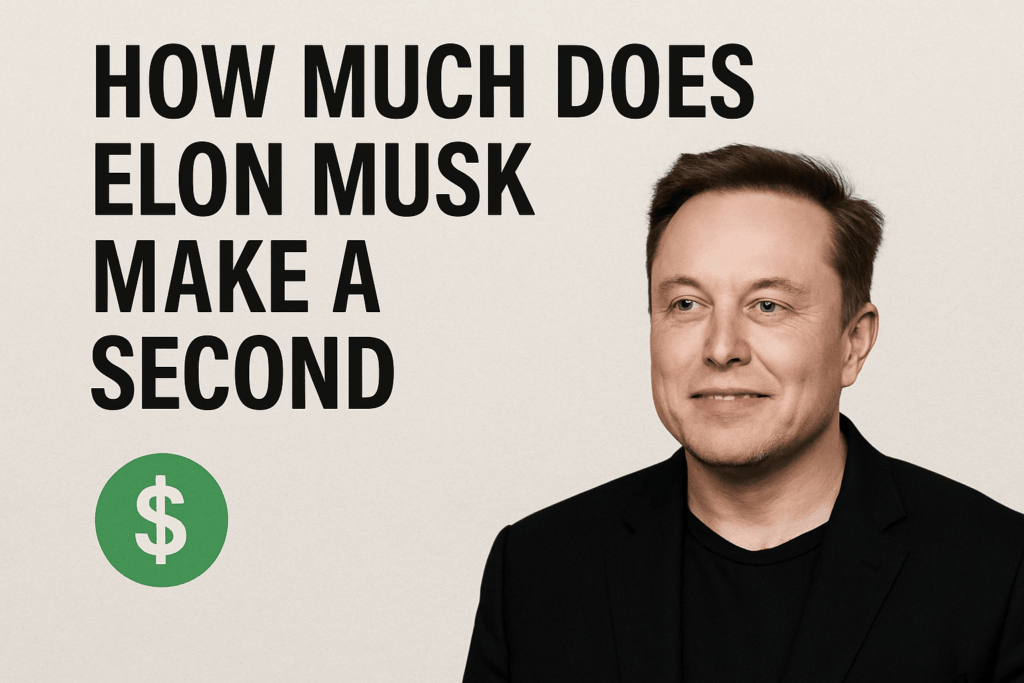 How Much Money Does Elon Musk Make A Second 2025