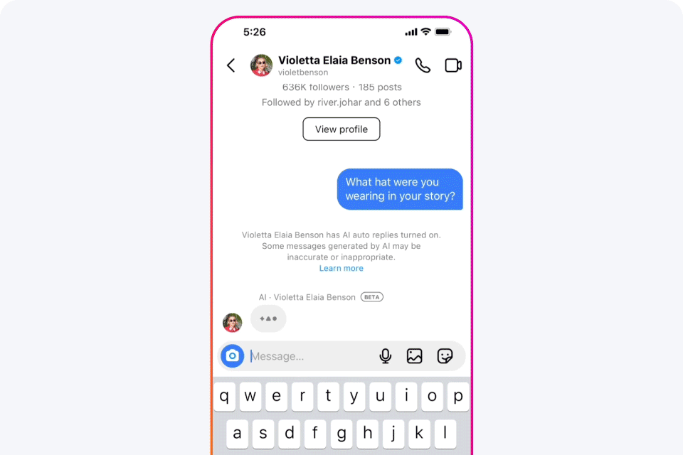 Instagram AI Chatbot