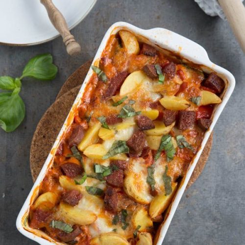 Italiaanse Ovenschotel Met Salami