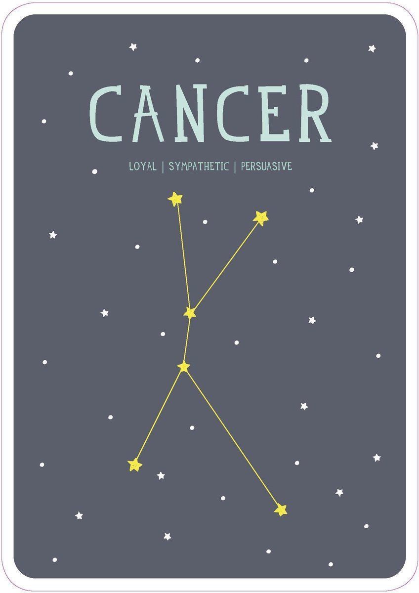 Kreeft Sterrenbeeld Engels